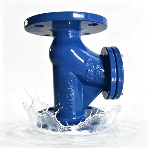 Silent Non Return PN16 QT450 GGG50 Ductile Iron Blue Epoxy Coated Water Supply Pipeline Irrigation Spherical Check Valve