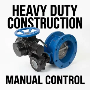 Simple Installation Precise Flow Adjustment Media Ductile Iron Cast Steel Soft Seal Double Eccentric Butterfly Valve
