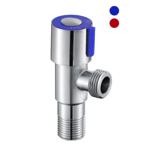 Single Cold Modern Stainless Steel Brushed Water Angle Valve with Brass Core for Apartment Hotel Use