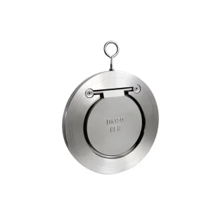 Single Disc Stainless Steel Swing Check Valve Manual Power Wafer Type for Water Double Disc Non Return Valve Spring Check Valve