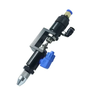Single-Fluid PLC-Controlled Engine-Driven Precision Back-Pressure Dispensing Valve for Silicone, UV, and Hot Melt Adhesives