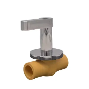 Single Package Concealed Wall Mounted Stop Valve with Anti Corrosion PPR Pipe Fittings for Drinking Water and Fluids 308