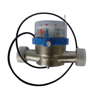 Single Smart Wi Fi Water Meter with Shutoff Valve Dn15 Dn25 Flow Single Jet Pulse Brass Material OEM Customizable Prepaid