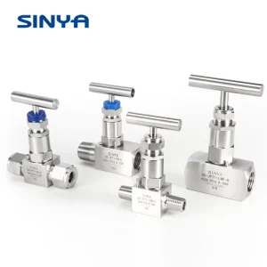 Sinya 316 SS Stainless Steel Needle Valves Tubing Valve Instrument 1 2 Inch Needle Valve