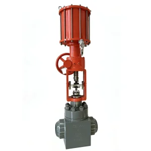 Sleeve WCB Diaphragm Operated Pneumatic Control Globe Valve for High Temperature Regulation