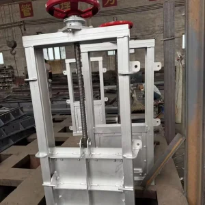 Sluice Gate Valve Penstock for Solid Products Water Flow Control Open Channel Gates of Stainless Steel Material