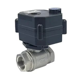 Small 12v 24v Dc on off Actuator Automatic Electric Motorised Water Flow Control 1/2 3/4 Dn15 Dn20 25 Ball Valves with Feedback