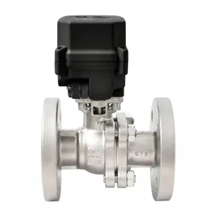 Smart ISO5211 Electric Actuator Ball Valve SS304 Body Female Octagonal Drive 14*14mm for Easy Integration with PLC Systems