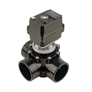 Smart Motorized CPVC 3-Way Valve Wireless Control Electric Actuator Ball Valve For Water Flow Control