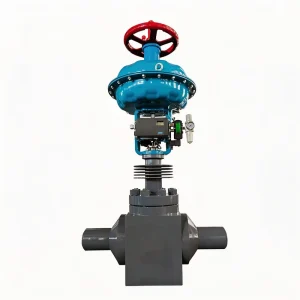 Smart Pneumatic Steam Control Valve with Fieldbus Communication and 4-20mA Feedback for Natural Gas