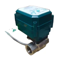 Smart WiFi Irrigation Valve Stainless Steel Brass BSP NPT Motorized Flow Control Valve