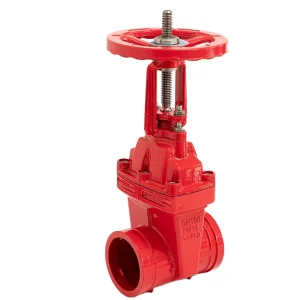 Soft Seal Water Stop Fire Protection Special Groove Rising Stem Gate Valve for Emergency Water Stop in Pipelines