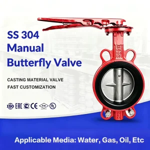 Soft Sealed Double Eccentric Flanged Butterfly Valve Customizable Labor Saving Design by Manufacturers Butterfly Valve