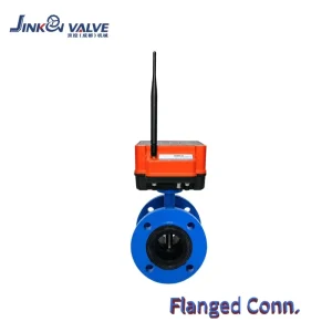 Solar Flange Wafer Butterfly Valve 4G LoRa Remote APP Smart Irrigation Valve DN50-DN400 PN10 PN16 Farm Water Pipe Line