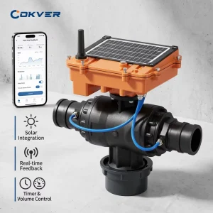 Solar powered Electric Valve with 4G Intelligent Wireless Control for Agricultural Irrigation Water Valve OEM