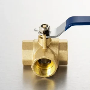 Solid Brass L Type 3 Way Threaded Ball Valve Bi directional Sealing Easy Operation Manual Flow Switch NPT Connection 1 2″ 2″