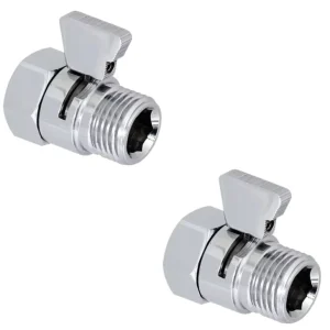 Solid Brass Shower Head Shut-Off Valve
