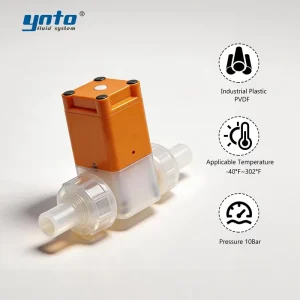 Special-purpose Direct Action Pneumatic Diaphragm Valve Electronic Manufacturing PVC/UPVC/PPH Custom Body Zero Metal Leaching