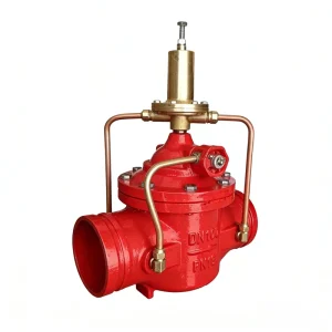 Spheroidal Graphite Cast Iron Safety Relief Valve PN10 PN16 DN65DN250 groove Type Pressure Retention Shutoff Water Control Valve