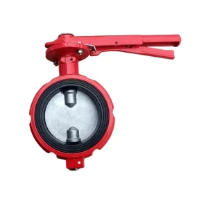 Spot Clamp Butterfly Valve D71X 16Q Handle Rubber Bi directional Soft Seal Butterfly Valve