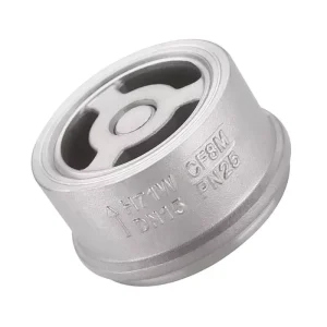 Spring Pressure Wafer Lift Check Non Return Valve Stainless Steel 201 Metal DN32 Wafer Check Valve