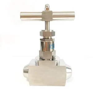 Square Hydraulic High Pressure Manual Needle Type Globe Valve Industrial Use Stainless Steel Butt Weld High Temperature Valve