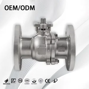 Ss304 Wenzhou ANSI CF8 Stainless Steel Manual Flange Floating Ball Valve Manufacturer with High Platform