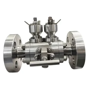 Stainless Duplex Steel (F304 F316 F51) Flanged Lever Gear Pneumatic Electric Double Block and Bleed (DBB) API 6D Ball Valve