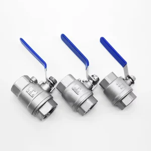 Stainless Steel 201/304/316 High Pressure Non-Retention Flow Control Manual 2PC Ball Valve for Water Air Oil Gas Liquid