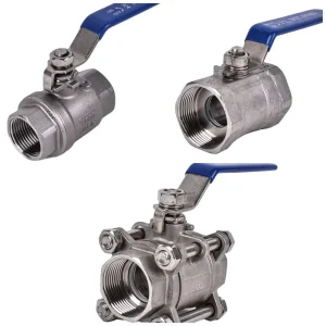 Stainless Steel 201 304 Ball Valve Threaded Female 1Pc 2pc 3pcs