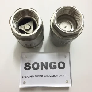 Stainless Steel 304 3/8 Inch Vertical Check Valve High Pressure 1000wog SS 304 Water Supplying Checking Valves