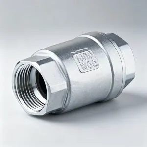 Stainless Steel 304/316 1 ISO9001 CE Certified 1000 WOG CF8M Manual Inline Check Valve NPT Threaded for High Pressure