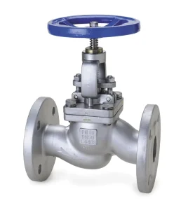 Stainless Steel 304/316 Flange Connection Bellow Seal Globe Valve Manual High Pressure
