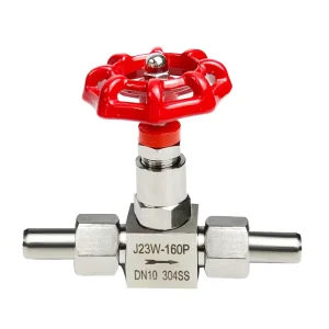 Stainless Steel 304/316 J23W-160P J21W-160P Needle Valve Pneumatic Control Structure
