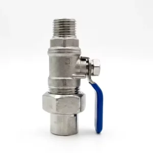 Stainless Steel 304/316 Male Thread X Female Union Ball Valves 1000WOG Shut-off Valve With Handle for Water Oil Gas