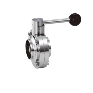 Stainless Steel 304 316 Tri-Clamp Manual Sanitary Butterfly Valve with Different Handle Types