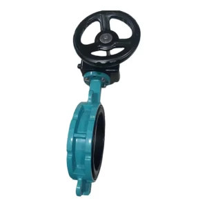 Stainless Steel 304 316 Turbine Flange Shutoff Butterfly Valve Manual Hard Seal Three Eccentric Water Worm 1 Year