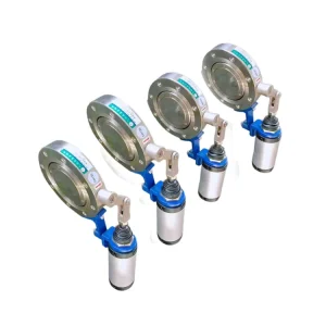 Stainless Steel 304 DN Pneumatic High Vacuum Butterfly Valves DN20 DN300 for Eps Shape Molding Machine