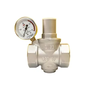 Stainless Steel 304 Manual Tap Type Pressure Reducing Valve Y13X 16P DN50 Piston Type Used for Tap Water Branch Pipe Room