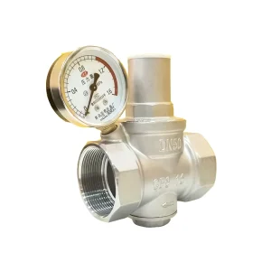 Stainless Steel 304 Manual Tap-Type Pressure Reducing Valve Y13X-16P DN50 Piston Type for Tap Water Branch Pipes