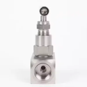 Stainless Steel 304 SS316 1 8” 2”female 6000PSI High Pressure Gas Oil Panel Mount Stainless Steel Needle Valve