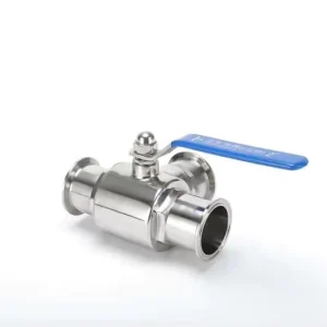 Stainless Steel 304 Sanitary Manual Quick-Fit Quick-Open Ball Valve 2” T-Type Three-Way OEM Customizable Food Applications
