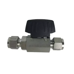 Stainless Steel 316 1000PSI Double Ferrule Instrument Mini Compression Ball Valve