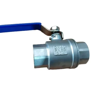 Stainless Steel 316 2PC Floating Ball Valve for DIN M3 Standards