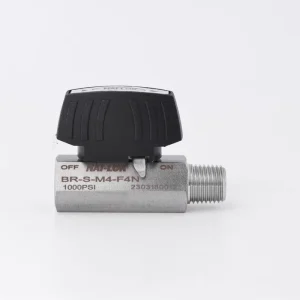 Stainless Steel 316 Ball Valve Twin Ferrule Design 1000 PSI Female/Male NPT for Analytical Instruments