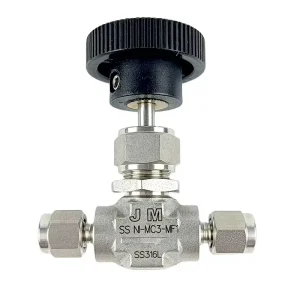 Stainless Steel 316 Forged Manual 1 Way High Temperature General Control Instrumentation Needle Valve 5000psi