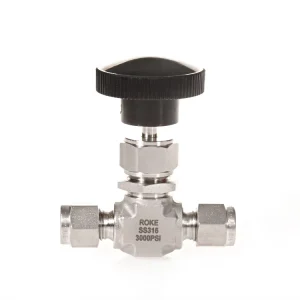 Stainless Steel 316 Inch Tube Double Ferrules Integral Bonnet Needle Valve
