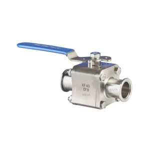 Stainless Steel 316 Square High Vacuum Ball Valve 2 Way Vacuum Ball Valve