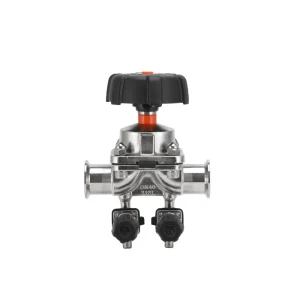 Stainless Steel 316L Sanitary Grade Diaphragm Valve Double Manual Sterile Ball Valve EPDM+PTFE Seal 3 4” 4” Water Sampling OEM