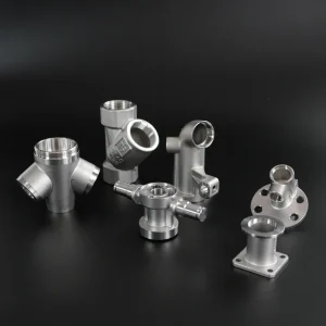 Stainless Steel 90 Degree Elbow Pipe Fitting Square Flange Base Hydraulic Pneumatic Fluid Transfer Connector Housing Class Mold
